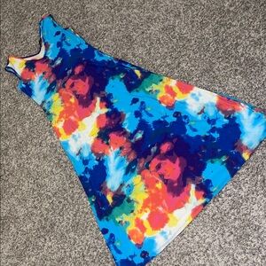 Colorful Tie-Dye Maxi Dress